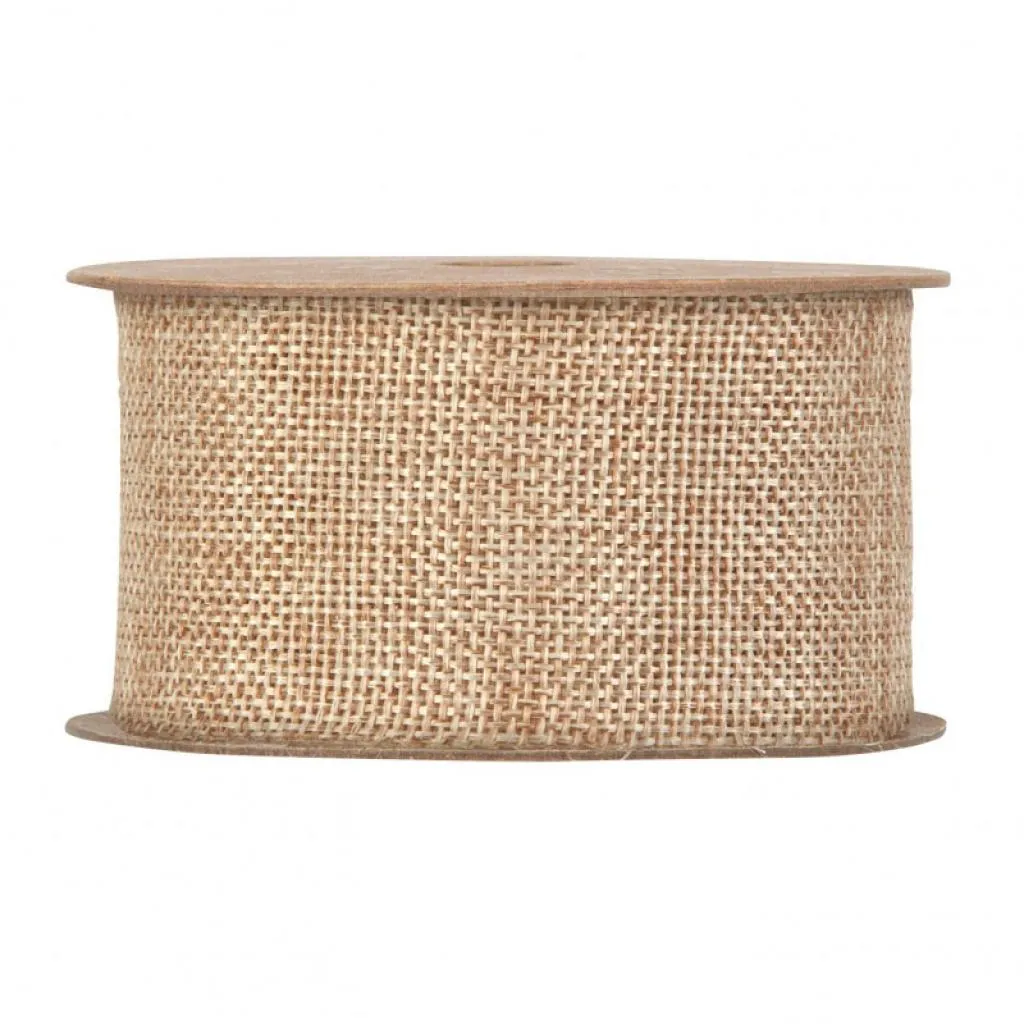 Ruban jute naturel 50mm x 15m